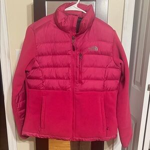 The North Face Fuchsia Puffer Jacket
